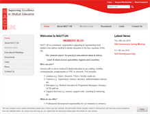 Tablet Screenshot of nact.org.uk